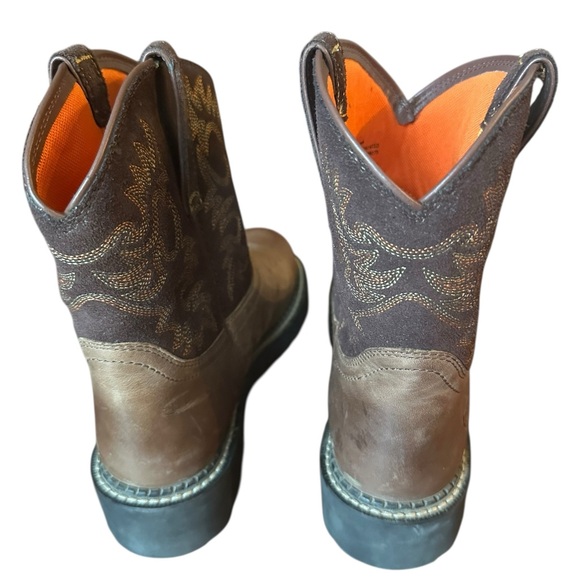 Ariat women’s Brown Western Boots size 7.5/38M - Picture 5 of 11